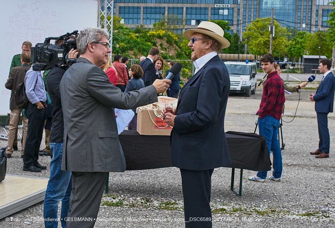 11. Mai 2017 - Grundsteinlegung für die LOGE und dem Kulturquadrat in Neuperlach